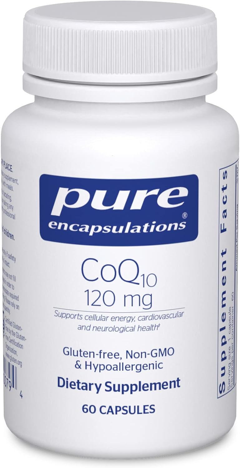 "Pure Encapsulations CoQ10 120 mg – Best supplement for heart