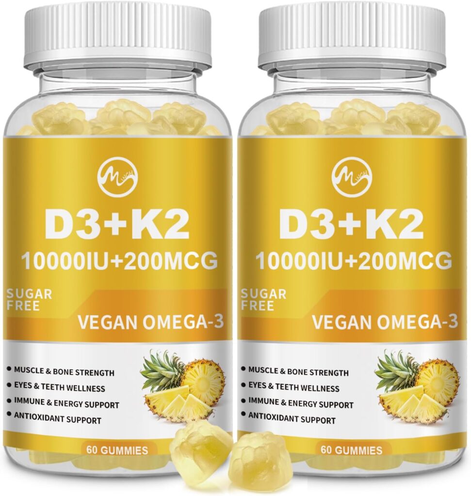 "Top vitamin D and K2 gummy with minerals on Amazon"