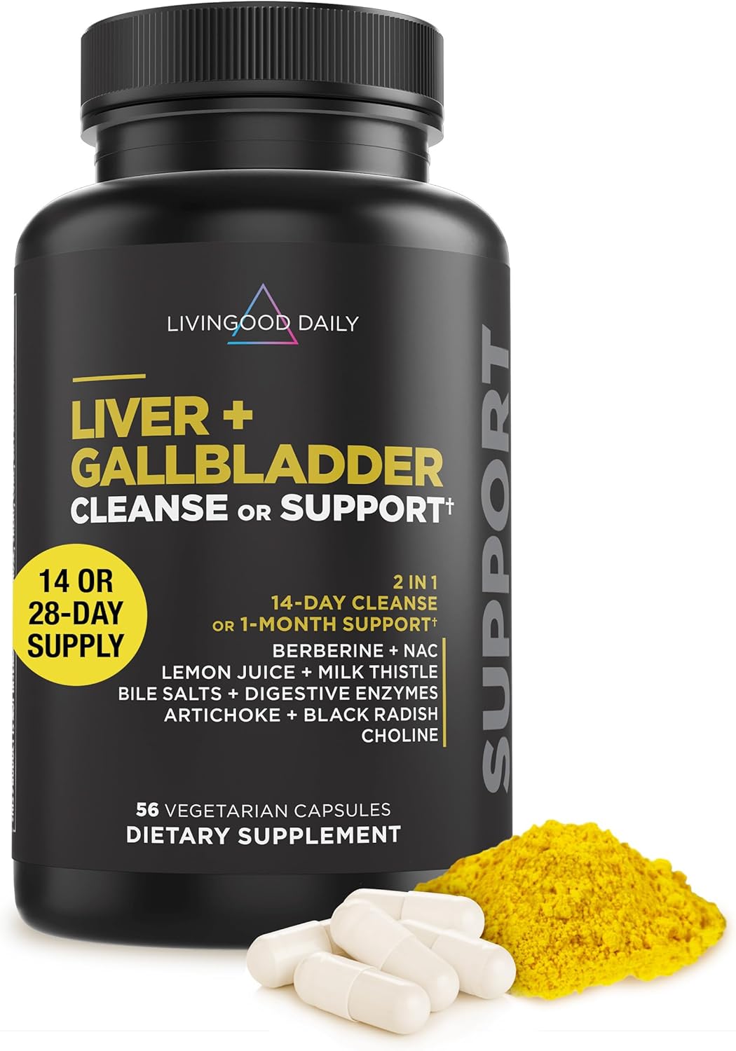 "Liver supplement showing benefits of Livingood Daily for detox"