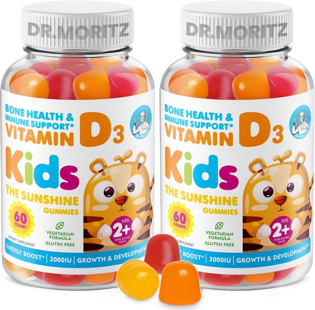 "Best vitamin D supplements on Amazon for families"