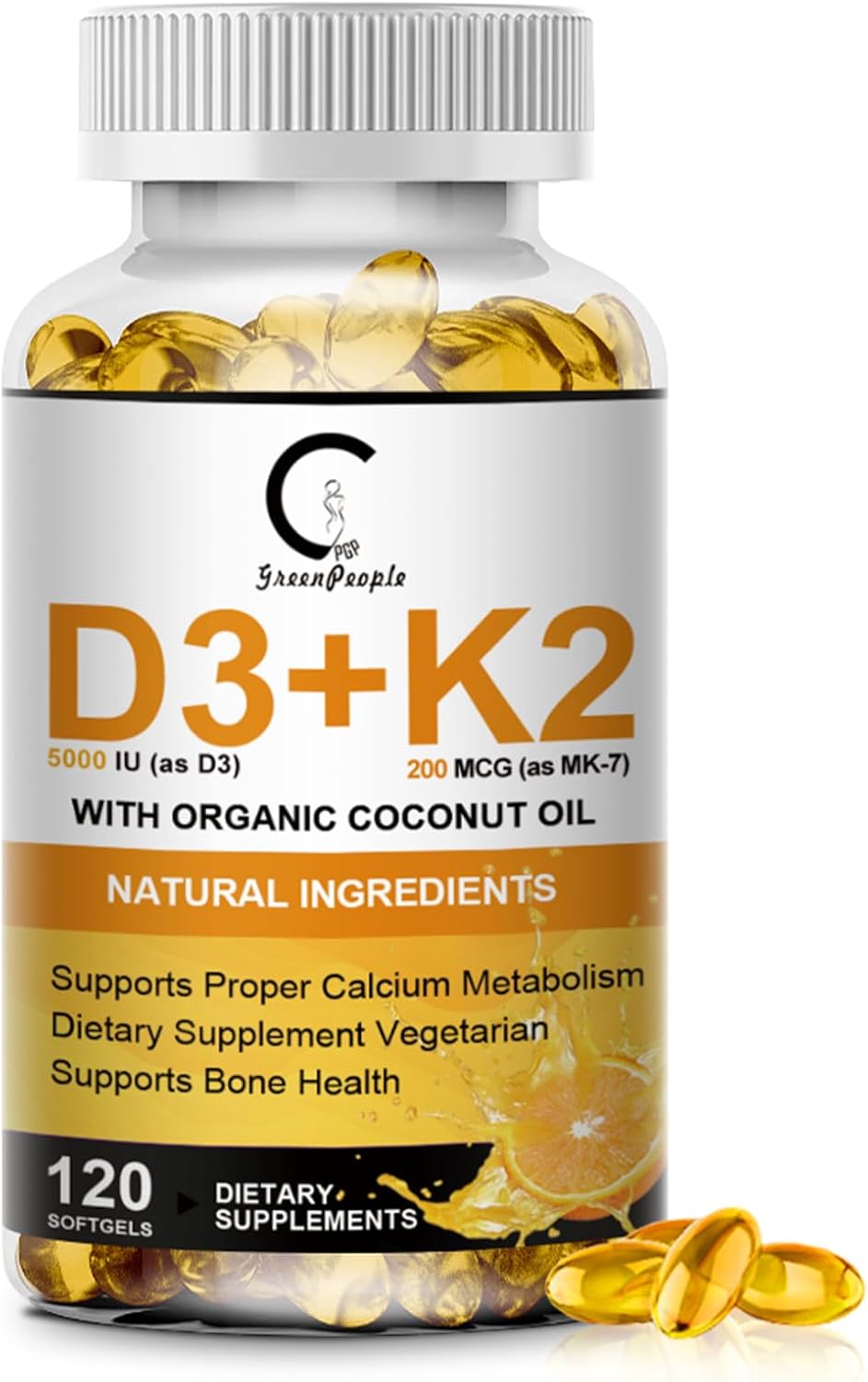 "top-rated vitamin D with K supplement for bone health"