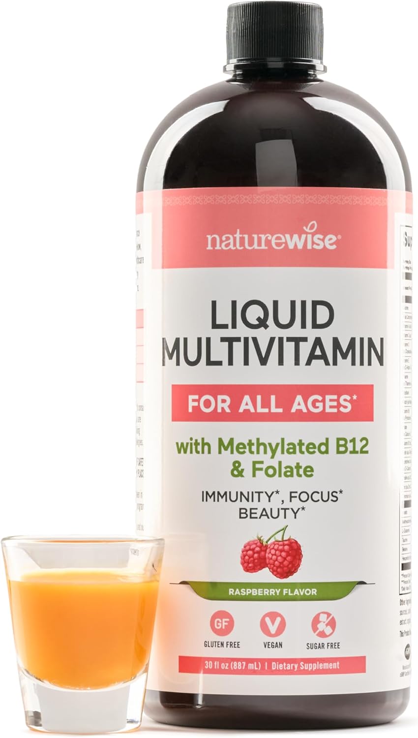 "NatureWise Liquid formula - best multivitamins for energy and wellness"
