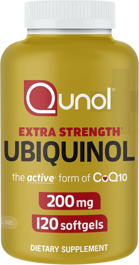 "High potency Ubiquinol CoQ10 for heart health and aging support"