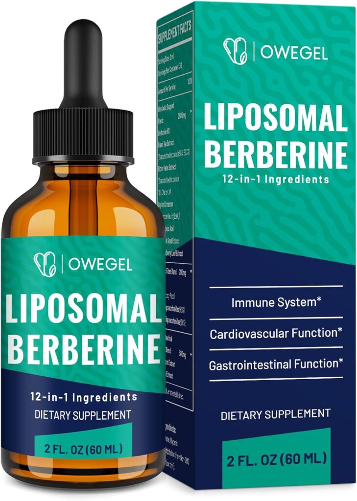 "best liposomal liquid berberine HCl supplement 3000mg for AMPK activation"