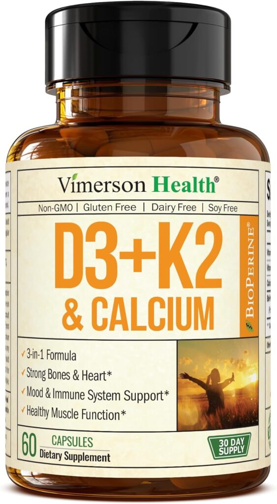 "Top-rated vegan vitamin D3 K2 softgels on Amazon"