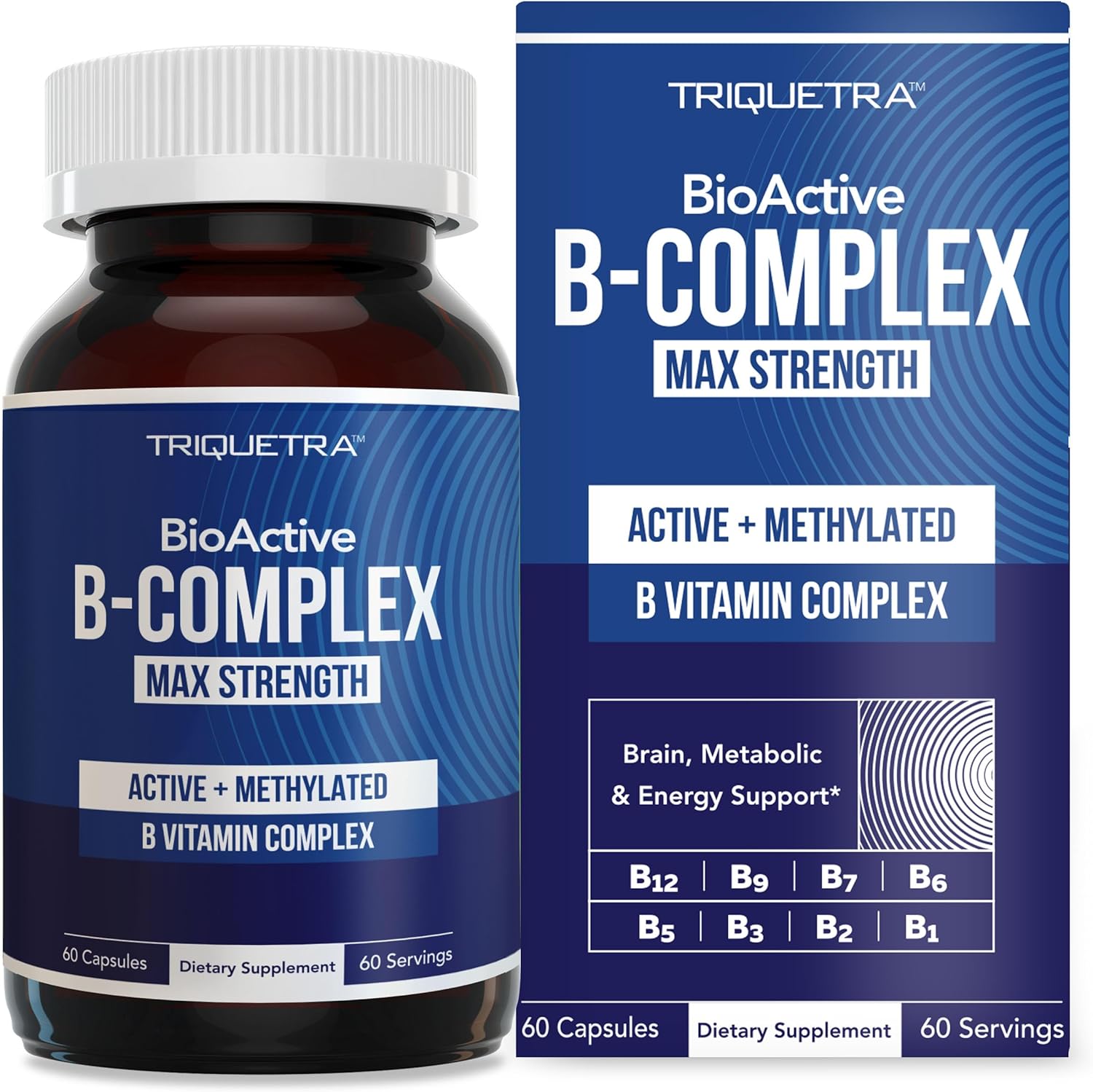 "Bioactive Methylated B Complex - brain and heart B vitamin support"



